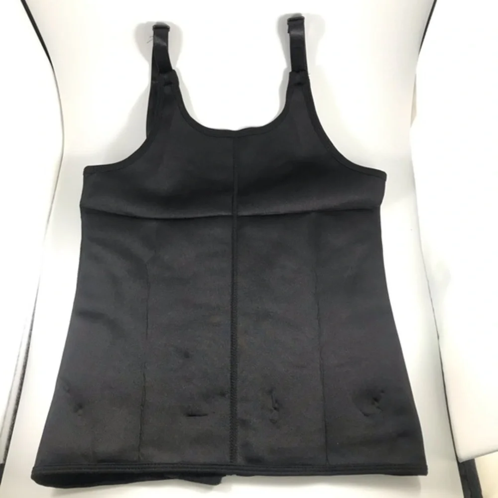 Body shaper waist trainer cincher vest black